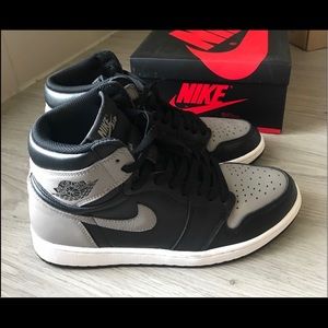 Shadow Grey 1s size 9.5
